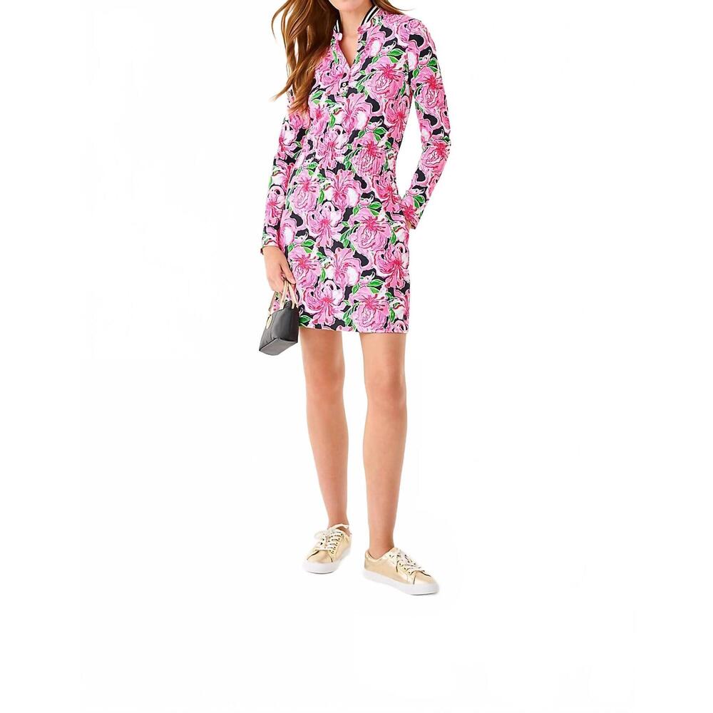 NEW LILLY PULITZER love active dress in onyx party all the time - Picture 3 of 3